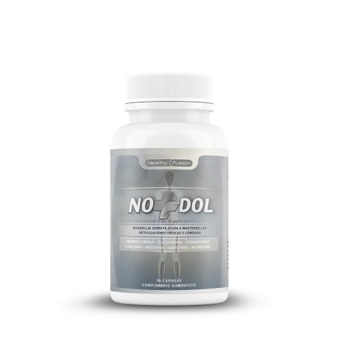 No+Dol Healthy Fusion | Suplemento para articulaciones, cartílagos, músculos | Glucosamina, Condroitina y MSM | Alivia el dolor, mejora la movilidad y flexibilidad | Antiinflamatorio natural | 60 caps
