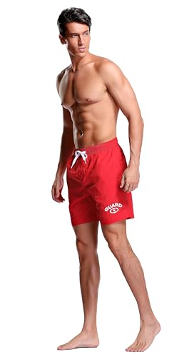 Adoretex Men's Guard Quick Dry Mesh Lining Pockets Swim Trunks Water Shorts Swimsuit4