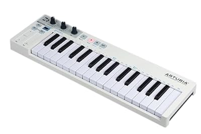 Arturia - KeyStep - Controlador MIDI Portable, Secuenciador y Arpegiador - 32 Slimkeys, Secuenciador Polifónico de 8 Memorias, Arpegiador de 8 Modos, Compatible con CV - Blanco | Ya disponible en tu tienda friki favorita! En mundofriki.es!