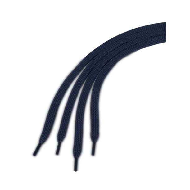 Image of 2 PAIRS Flat Shoe laces 48 Inches Wide Shoelaces for Athletic Running Sneakers Sports Shoes Boot Laces Strings (2 Pairs)