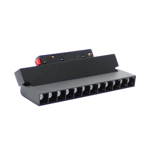 Spot LED Aotrom 12W pour rail magnétique Noir 48V Série 20mm - DSC 4500K - Ledme - LM3480