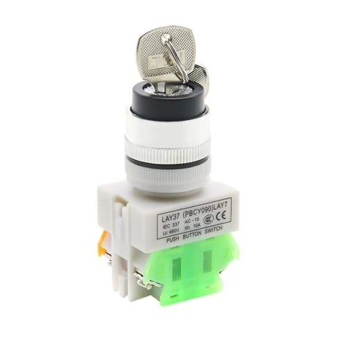 Interrupteur sélecteur 10A 660V avec contact 1NO 1NC pour commande stable