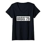 Photo Gallery donna oasis 2025 vacation california ca vintage retro souvenirs maglietta con collo a v Photo Gallery donna oasis 2025 vacation california ca vintage retro souvenirs maglietta con collo a v