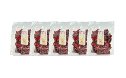 琴弾アンナプルナ 冷凍 塩麹漬け鹿肉 鹿の花 (120g×5袋)/ ジビエ 焼肉 味付き肉 簡単調理 国産 奈良県 宇陀市