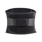 Worparsen Low Back Pain Relief Lumbar Spine Protection Brace Adjustable Support Belt for Lower Sciatica Spinal Stenosis Scoliosis Elastic Band 360° Men Women XL