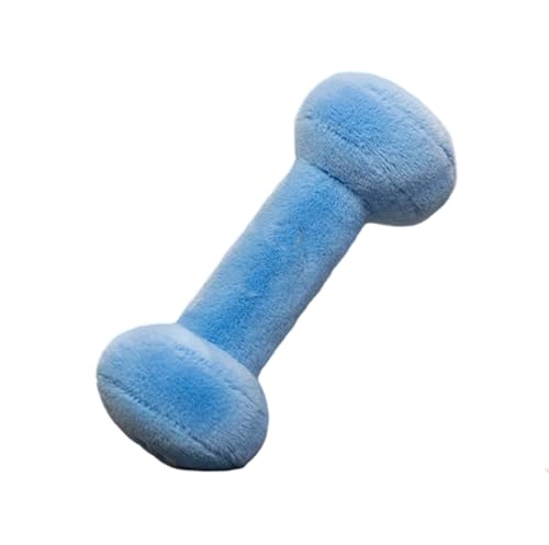 Generisch 2026 mancuernas de felpa recién nacidos con textura bebé educación temprana decoración de felpa en miniatura (azul, 20 cm)