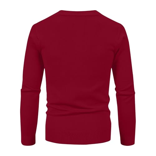 Cambkatl Men's Long Sleeve Cardigan Sweater Basic Solid Button Down V Neck Casual Knitted Sweaters Outerwear3