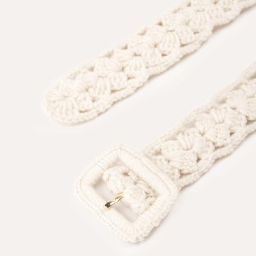 Simple Trendy Soft Cotton Rope Braided Woven Boho Waist Belt for Women Girl Medieval Bohemian for Dress Jeans4