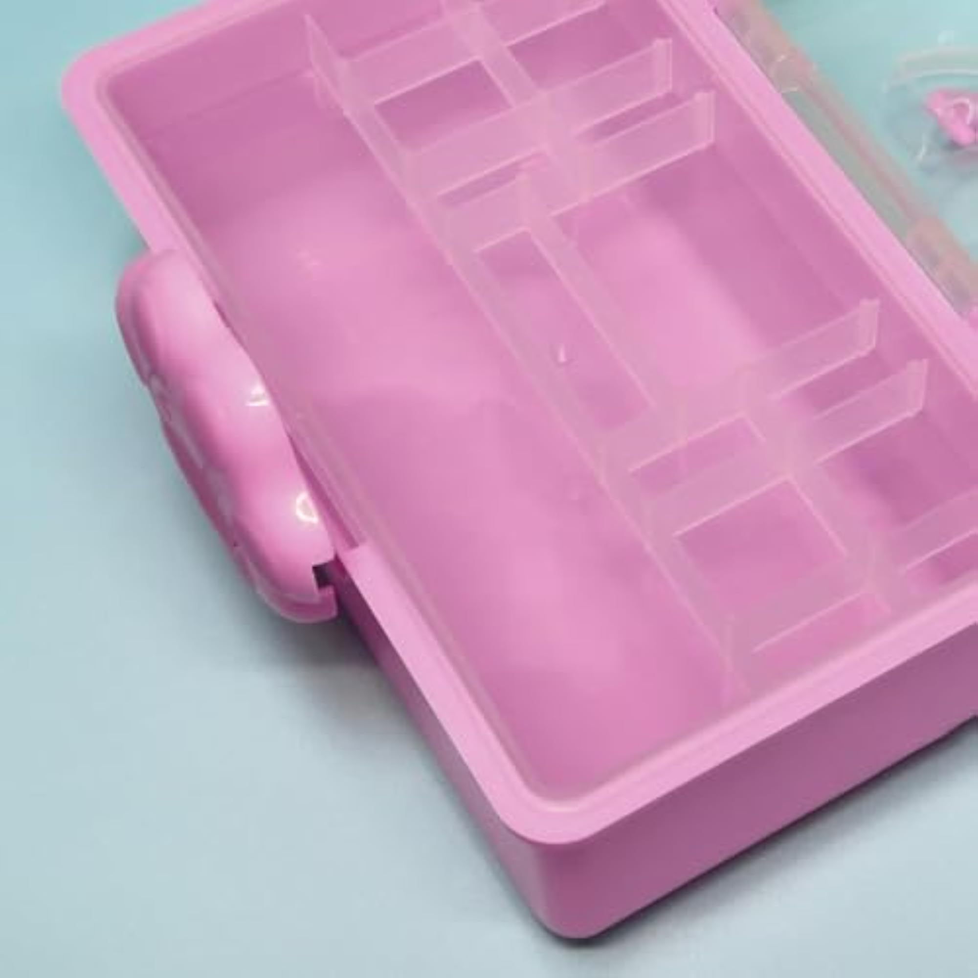 Hair Accessory Storage Case, Handled, Violet
