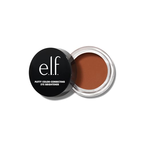 e.l.f. Putty Colour-Correcting Eye Brightener, Under-eye Brightener & Primer For Reducing Appearance Of Dark Circles, Vegan & Cruelty-free, Deep/Rich