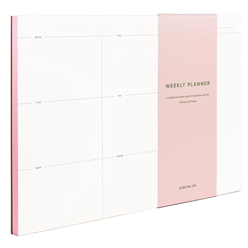 Weekly To-Do List Notepad – Desk Pad for Work and