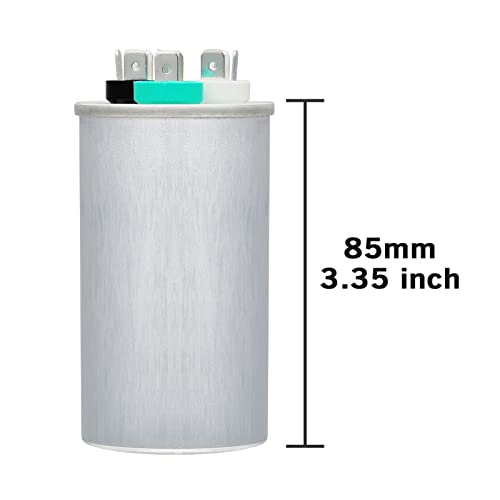 image for VEXUNGA 30/10 uF 30+10 MFD 370VAC or 440VAC Dual Run Start Round A/C C