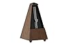 Wittner Metronome Taktell Pyramid Shape System Maelzel Series 810 - Solid wood casing - With bell - Matte brown oak - Mechanically wound - No batteries required - Made in Germany #1