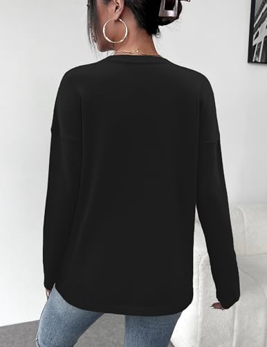 Image of Zeagoo Sweaters for Women Fall Outfits Trendy 2025 Long Sleeve Shirts Bussiness Casual Knit Pullover Sweater Tops