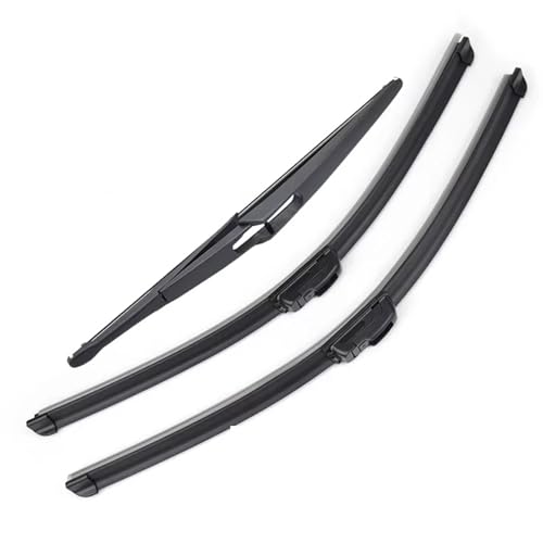 Jeu de balais d'essuie-glace Clio 2 kit avant et arrière 21" et 12" pouces