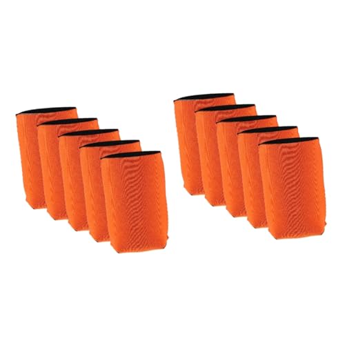 Abaodam 2 Series Cubierta De La Tetera Fundas Aislantes Para Latas De Cerveza Mangas Beber Enfriador Cubierta Aislada Puede Enfriar La Manga Neopreno Orange 5 Piezas X 2