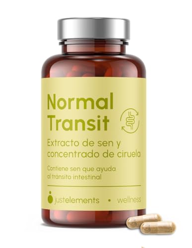 Just Elements AndGo Normal Transit | Laxante natural para el estreñimiento | Ablandamiento de Heces | Ingredientes 100% Naturales – 30 Cápsulas