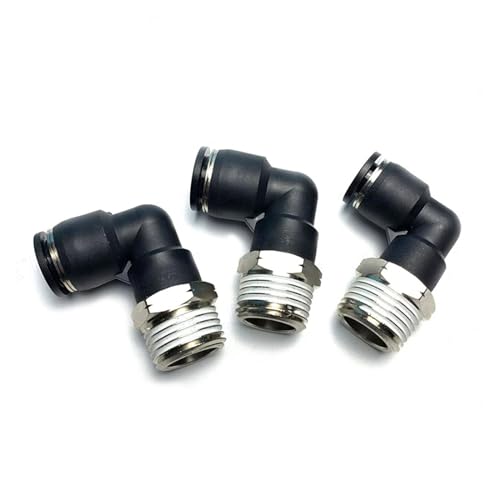 Conector rápido neumático NPT PL6 para manguera de aire comprimido de 1/4 4