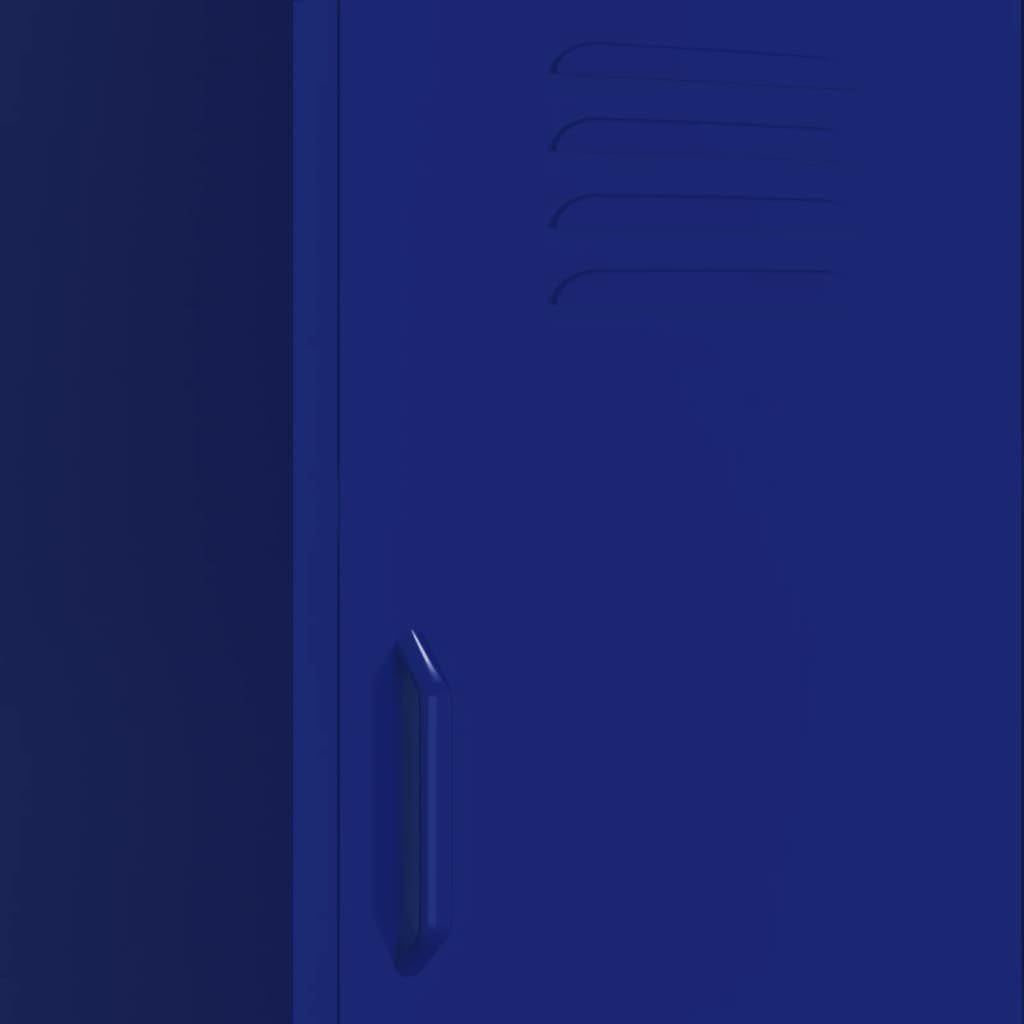 Storage Cabinet Navy Blue 16.7"x13.8"x40" Steel,Office Cabinet, Storage Locker, Cabinet Storage for Organized and Stylish Home Storage
