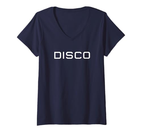 Womens Star Trek Discovery Disco - Officially Licensed (Front/Back) V-Neck T-Shirt