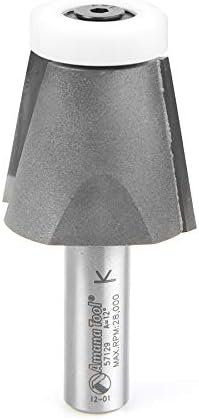 Amana Tool - 57129 Carbide Tipped Wilsonart Ssv Bowl Solid Surface 1-1/2 Dia x 1-1/4 x 12