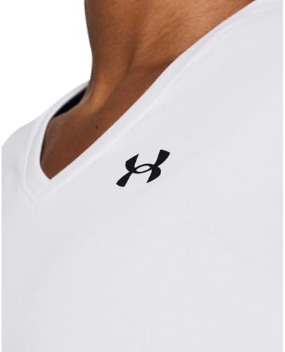 Under Armour Tech SSV- Solid Kadın T-Shirt White / / Black LG - Görsel 5