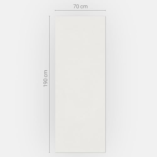 Tapis Magnétique Durable 70x190 cm Finition Mate Imperméable à l'eau Surface Lisse Gris - 5