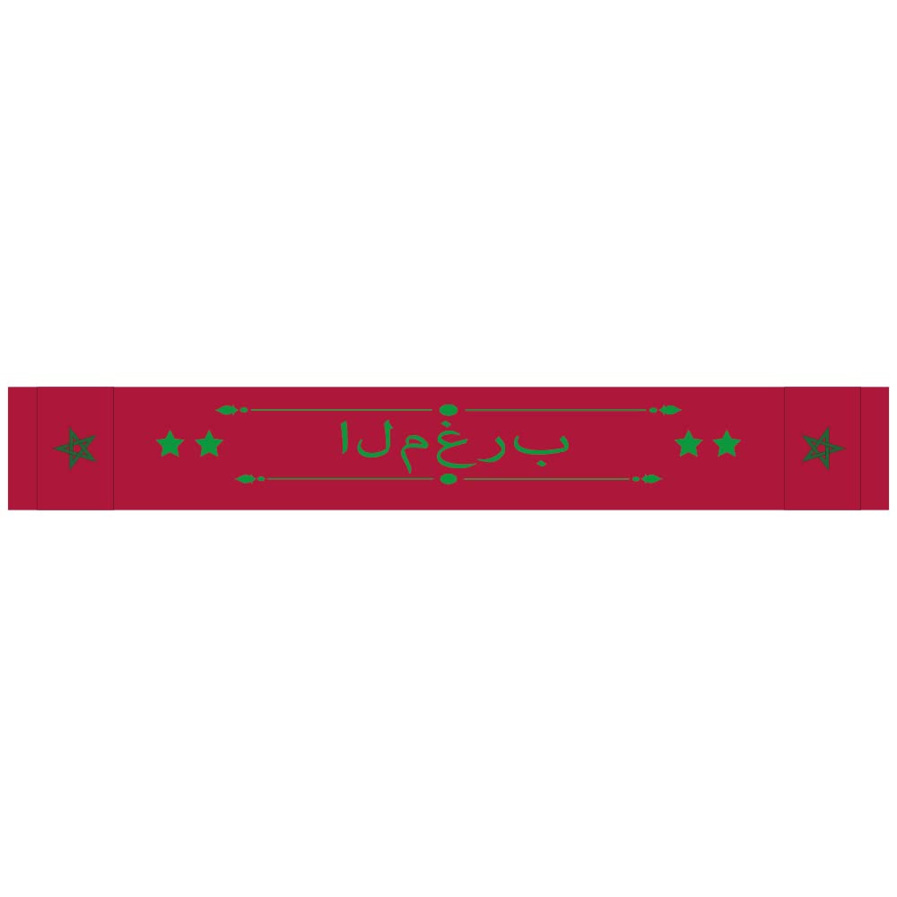 World Cup Fifa Qatar 2022 Official Scarf Morocco,Unisex,One Size