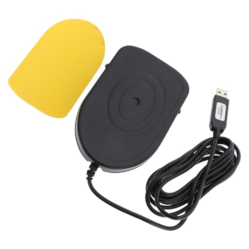 HEMOTON Foot Switch Gaming Pedal for Metal Transcription Foot Pedal Macro Function 150kg Capacity Random Color