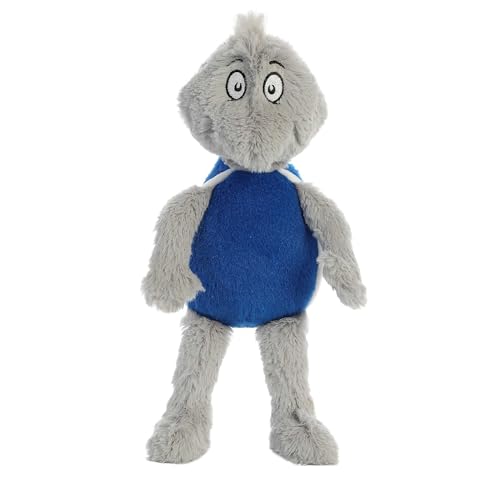 Aurora® Whimsical Dr. Seuss™ Yertle The Turtle Stuffed Animal - Officially Licensed Plush for Imaginative Play - Perfect for Kids and Adults - Gray 11 Inches