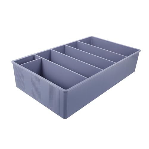 Caja organizadora para monedas de plástico gris