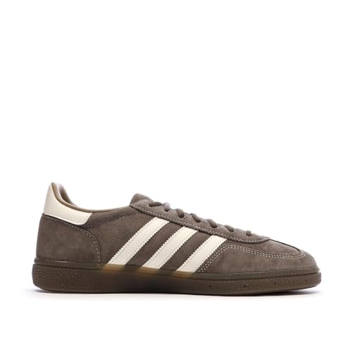 Image of adidas Handball Spezia Men's Gum Outsole Lace Up Retro Snea Trainers (Brown White, US 8.5)
