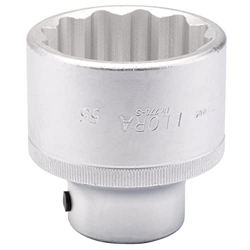 Image of Draper 898 Elora Bi-Hexagon Socket, 3/4" Square Drive, 55mm