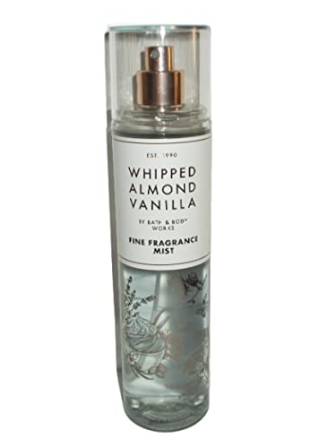 Bath and Body Works Whipped Almond Vanilla Fine Fragrance Mist 8 Ounce Full Size Spray