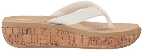 Volatile Women's Neville Flat Sandal, White Snake, 6 #TOP5