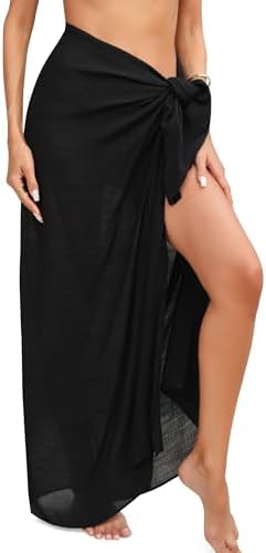 Eicolorte Beach Sarong Pareo Womens Semi-Sheer Swimwear Cover Ups...