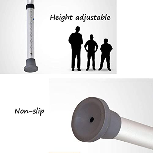 Fehun Bath Stools,Shower Stool Bath Chair Bath Seat With Backrest Non-Slip Height-Adjustable Lightweight Aluminum For The Elderly Handicapped Woman Wears 150 Kg Of #TOP5