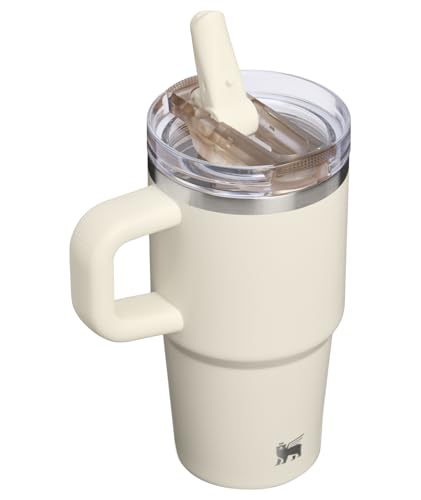 Image of STANLEY Quencher ProTour Flip Straw Tumbler with Leakproof Lid 20 oz | Built-In Straw & Handle | Cupholder Compatible for Travel | Insulated Stainless Steel Cup | BPA-Free | Cream