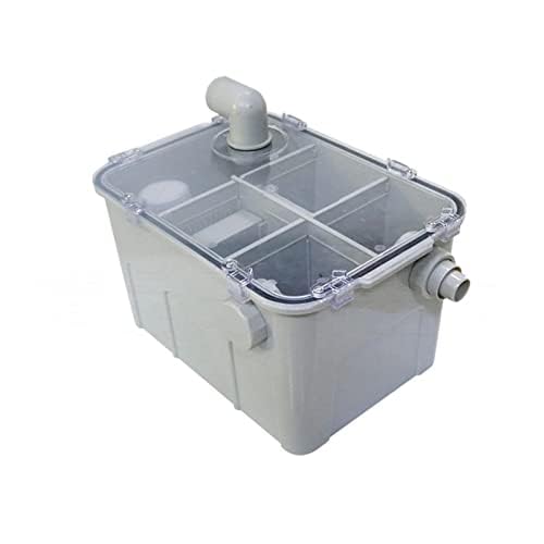 Serbatoio di sedimentazione in gesso per laboratori odontoiatrici - Trappola per gesso e detriti per lavelli - Protegge gli scarichi dai rifiuti - Filtro sedimenti per officine e laboratori