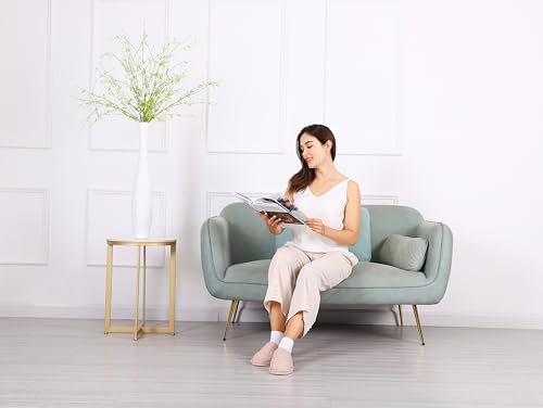 Image of Leewadee Decorative Tall Floor Vase for Living Room Decor, 26 inches, White, Resin