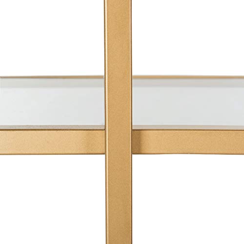 Safavieh Home Collection Francis 5 Tier Etagere, Gold/Clear #TOP5
