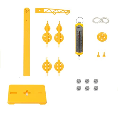 メカニクス実験セット学生の手をプーリーレバーを使用した教育用おもちゃのダイナモメーターとアクセサリー実験セット