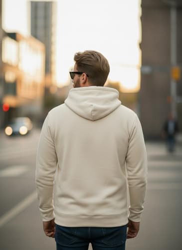 Image of Men Regular Fit Fleece ||Black||Hoodie Solid||Sweatshirt-JM3860