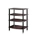 Pangea Audio Vulcan Four Shelf Audio Rack (Espresso)