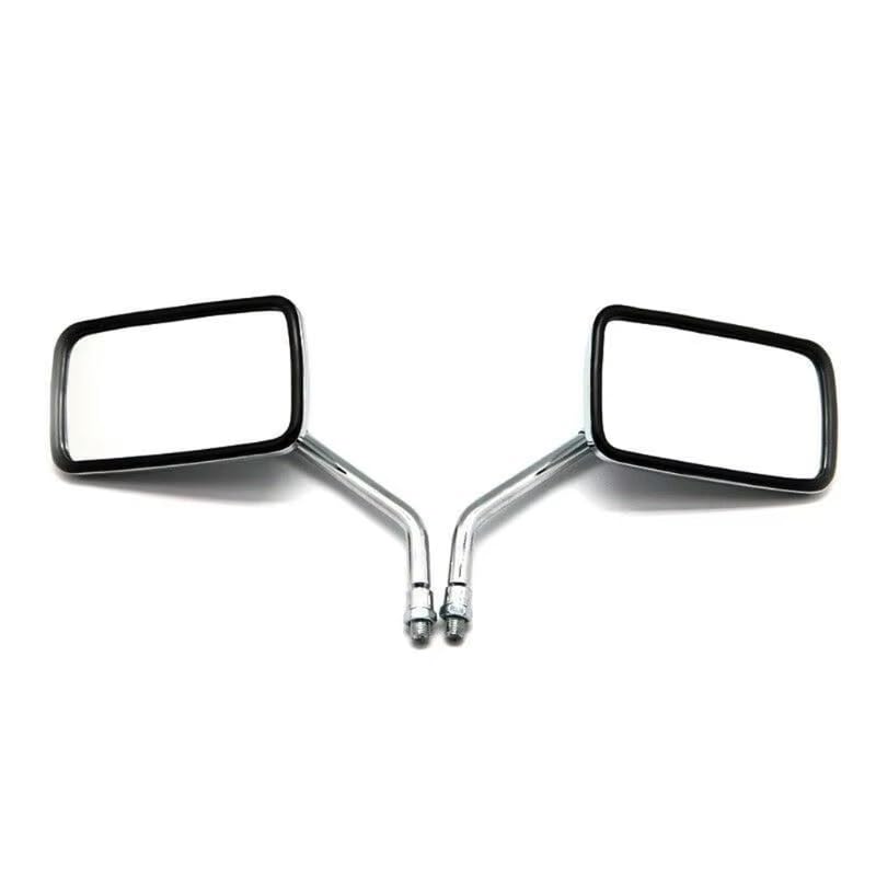 Espejo retrovisor cuadrado de moto para Shadow VT1100 VT750 VT600 con rotación ajustable