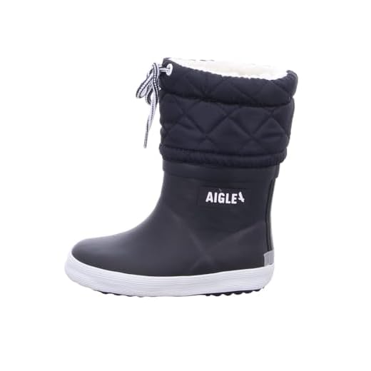 Aigle Giboulee 2, Botas de lluvia para Unisex Niños, Azul Marino/Blanco, 29 EU