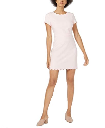 Maison Jules Womens Scalloped Sheath Dress - Main Image