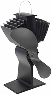 Ecofan AirMax - Heat Powered Stove Fan Black
