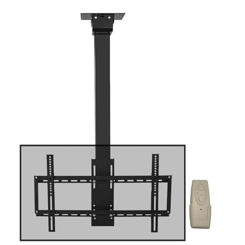 Support de plafond électrique pour TV 32-70" orientable avec télécommande - 2