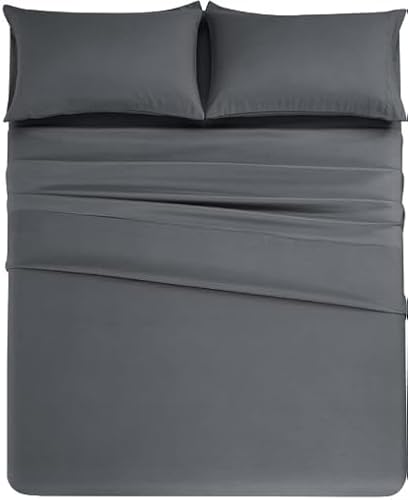 Silky Smooth Soft Luxury Tencel & Bamboo Viscose Sheet Set,Cooling Breathable fo